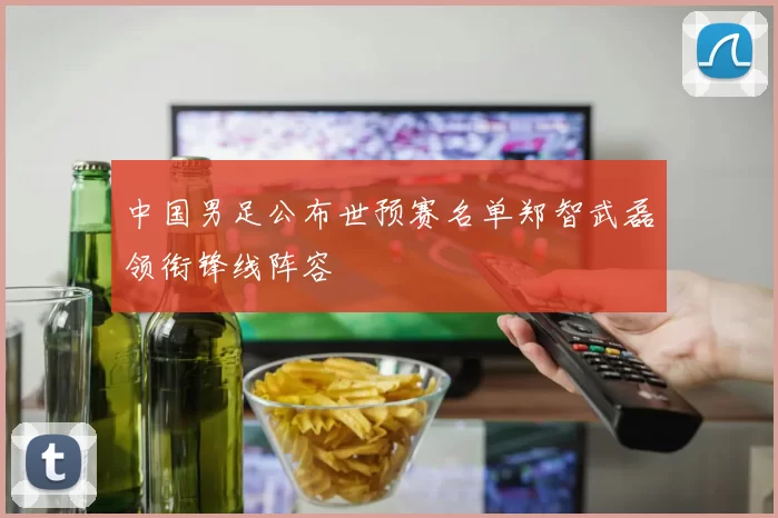 中国男足公布世预赛名单郑智武磊领衔锋线阵容